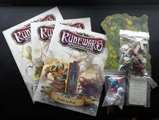 Rulebooks from Runewars Miniatures Game 2016 Fantasy Flight Games FFG Runebound