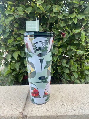 Starbucks Alison Bremner Colorful Venti 24oz Tumbler With Straw | eBay