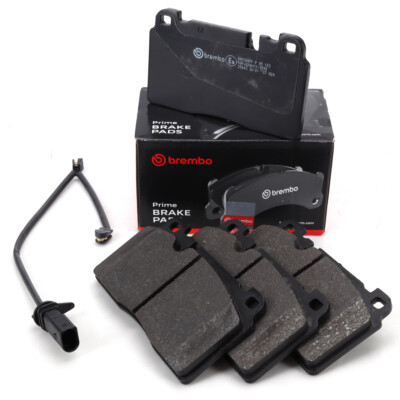 BREMBO P85123 Bremsbeläge + Warnsensor für AUDI A6 C7 A4 7G Q5 8RB PR-1LP vorne
