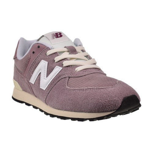 New Balance 574 Big Kid's Shoes Purple-White GC574-PV1 - Picture 2 of 6