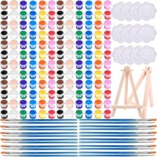 ailixinda 182 PCS Acrylic Paint Set,Washable Paint Set for Kids,144 Paint Pots