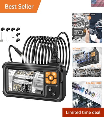 Waterproof Endoscope Camera with Rechargeable Battery and USB Connectivity
