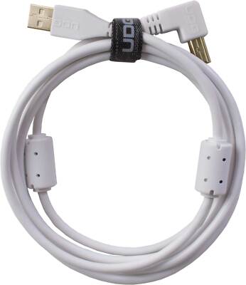 UDG U95004WH - ULTIMATE AUDIO CABLE USB 2.0 A-B WHITE ANGLED 1M CABLES - COILS - 