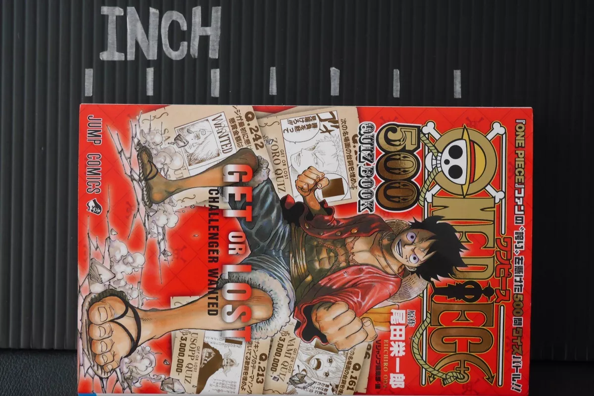 ONE PIECE 500 QUIZ BOOK 1 Japanese comic manga anime Shonen Jump Eichiro  Oda