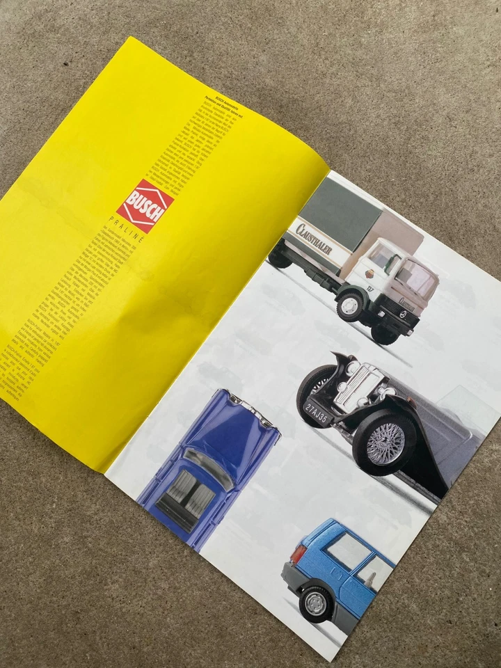 Catálogo Busch Praliné '94 VW Porsche + Franklin Como Nuevo 1931 Cable L-29 Flyer Foto 2 de 4