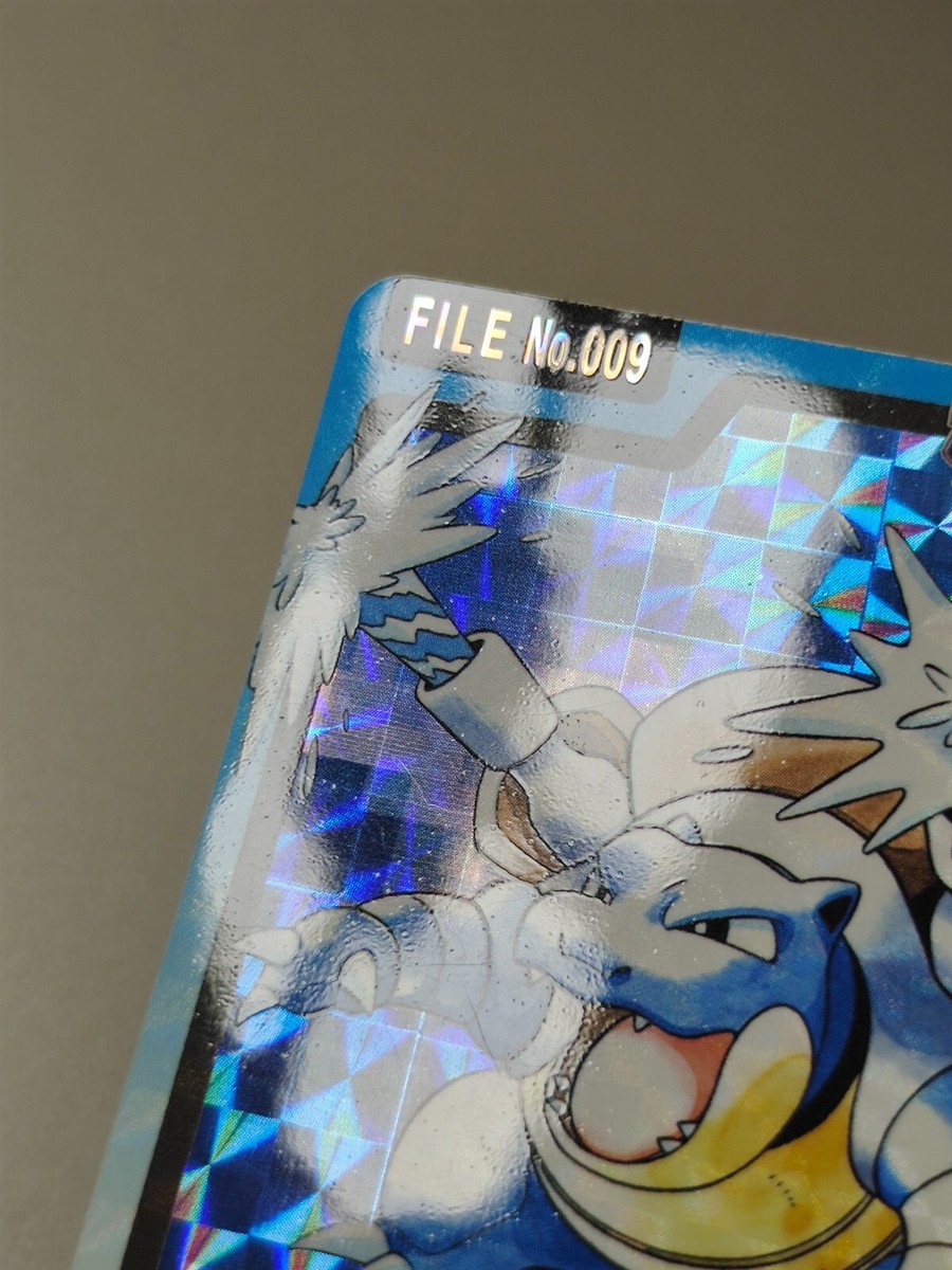 Bandai Pokemon Japanese Carddass Card Prism Holo File Blastoise
