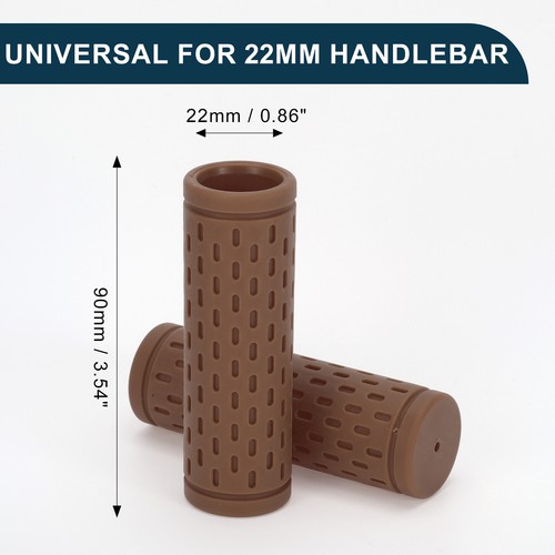 1 Pair Bike Handlebar Grip Cover 90mm Lightweight MTB End Protector Universal - Picture 5 of 6