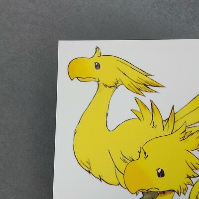 Chocobo & Baby Chocobo Final Fantasy 9 Art Museum Card 1st Ed #379
