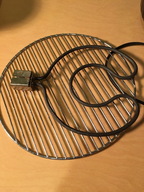 Vintage Rival Crock Electric Smokeless Indoor Stoneware Grill College