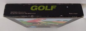 Golf (Nintendo Entertainment System, 1985) Case and Game.