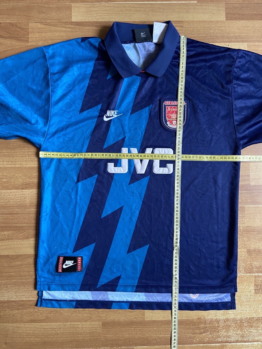 アーセナル NIKE 1995 Away 長袖ユニフォーム Arsen ARSENAL LONDON 1995 1996 AWAY FOOTBALL SHIRT SOCCER JERSEY
