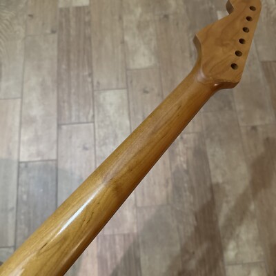 Roasted Maple Rosewood Strat Neck Nitro Satin Fits Warmoth Fender