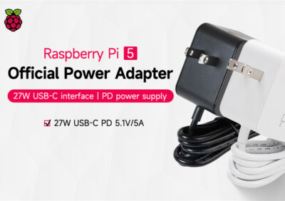 Raspberry Pi 5 Power Adapter Official Original 27W Power Adapter