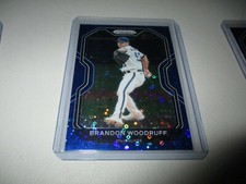 Brandon Woodruff 2021 Panini Prizm Blue Donut Circles 100/199