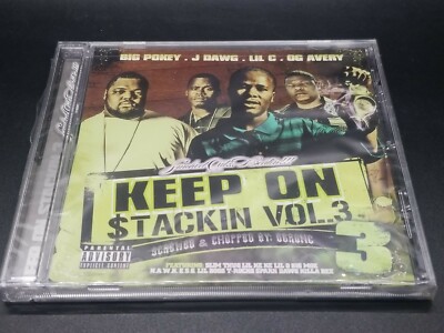 Big Pokey J Dawg Lil C OG Avery    Keep On Stackin Vol. 3 Screwed & Chopped NEW!