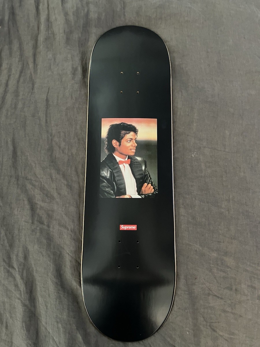 Supreme Michael Jackson Skateboard Deck Black w Supreme Bag