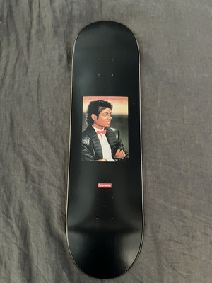 Supreme Michael Jackson Skateboard Deck Black w Supreme Bag