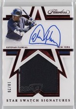 2021 Panini Flawless Star Swatch Signatures Ruby 18/20 Estevan Florial Auto j6a
