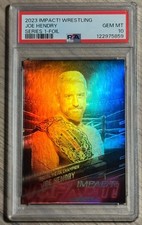 2023 Impact Wrestling Series 1 JOE HENDRY Rookie Foil PSA 10 Gem Mint RC Pop 1
