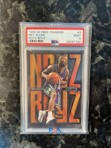 1998 Skybox Thunder Ray Allen Noyz Boyz #2 PSA 9 - Picture 1 of 2