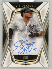2019 Topps Five Star Luke Voit Autographs New York Yankees