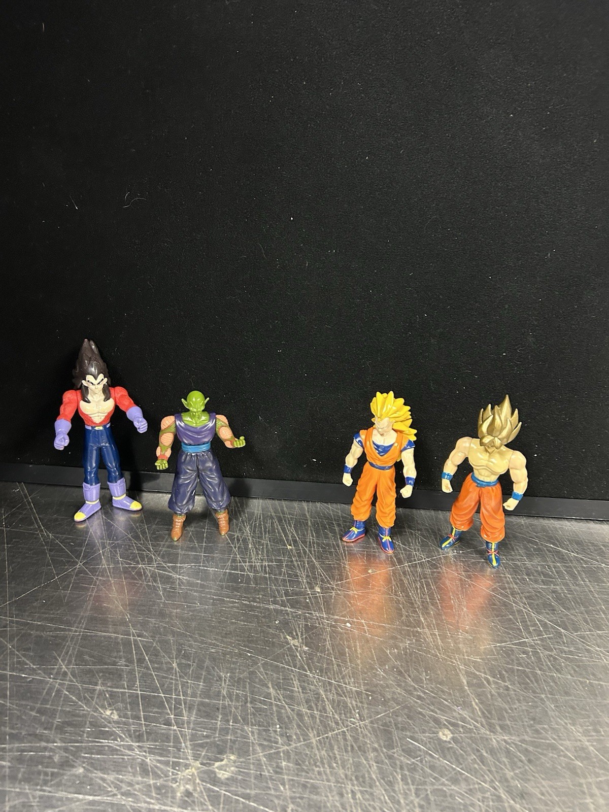 Vintage Dragon Ball Z Action Figures Lot Of 4 Super Saiyan Vegeta 1990’s