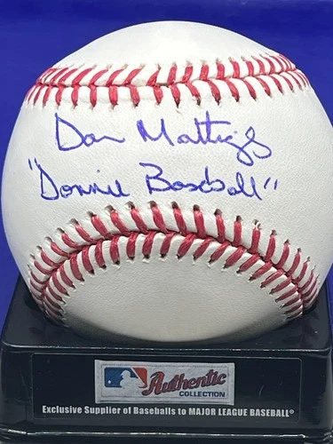 DON MATTINGLY NEW YORK YANKEES "DONNIE BASEBALL"  JSA AUTHEN SIGNED OML BASEBALL