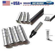 12 Pack Archery Arrow Aluminum Inserts for ID 6.0mm / 6.2mm / 7.6mm Carbon Ar...