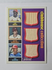 2025 TOPPS HERITAGE CLUBHOUSE COLLECTION TRIPLE RELIC HAND NUMBERED /25 CCTR-BHS
