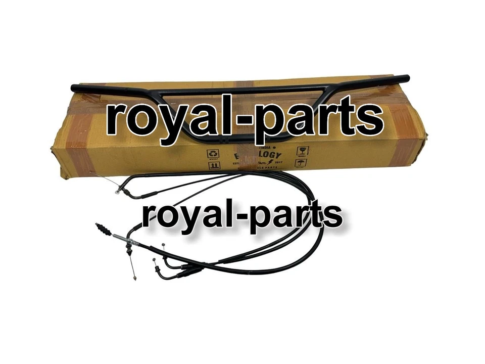 HANDLEBAR MID RISER TRACKER BLACK FIT FOR ROYAL ENFIELD BEAR 650 - Image 2 of 4