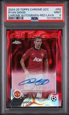 2024-25 Topps Chrome Ucc Ryan Giggs Autograph Red Lava /5 Manchester United