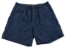 Rhone Men's Sz. Large 7" Navy Blue Lined Athletic Shorts 