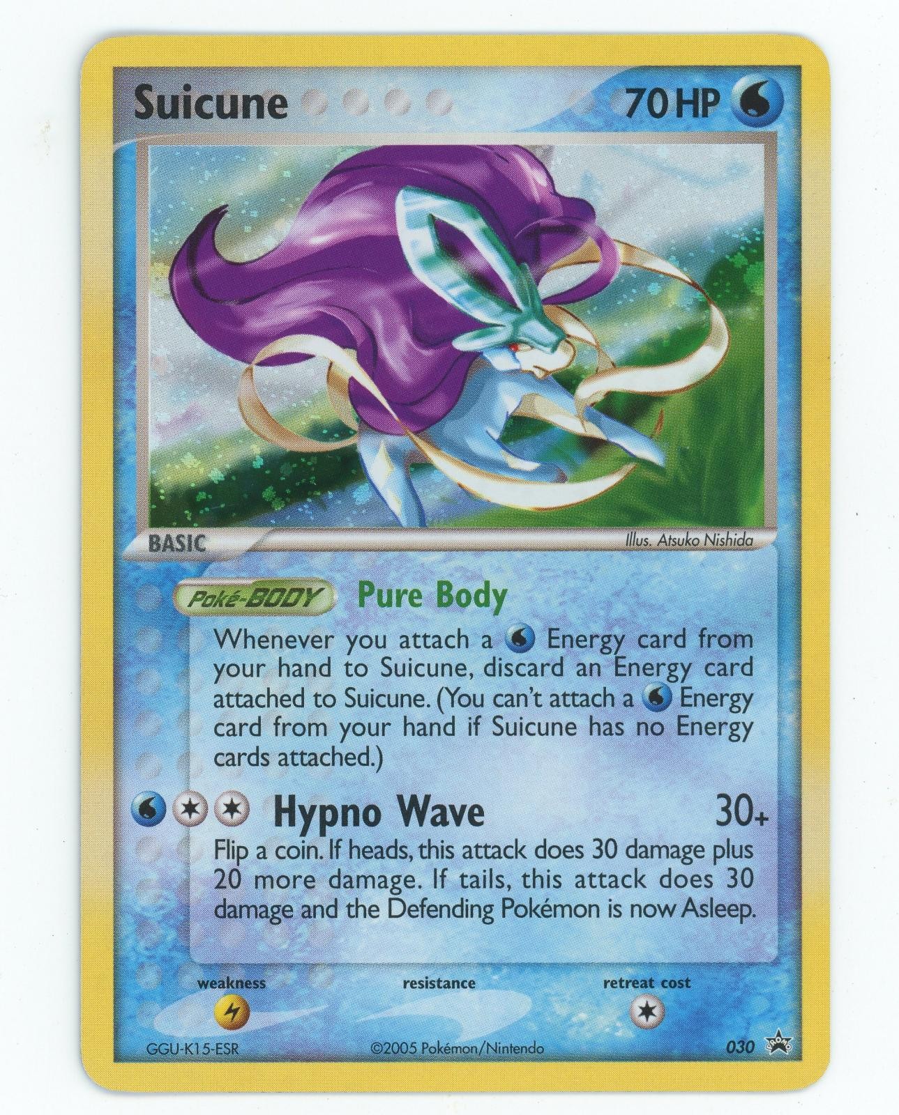 Suicune 030 Promo Nintendo Black Star Promos Pokemon Near Mint