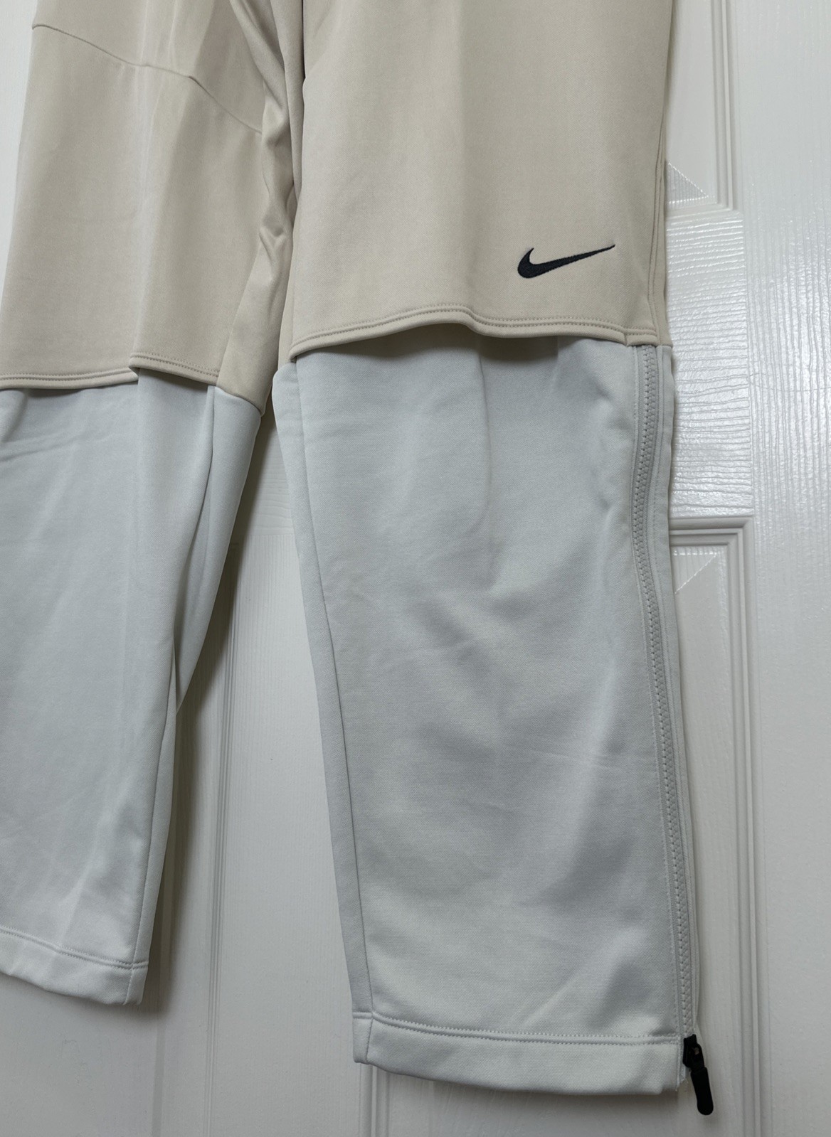 NIKE GOLF CLUB NGC FLEECE LOOSE FIT BEIGE PANTS JOGGERS NEW SIZE L MEN $100 image 3