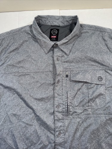 ATG All Terrain Gear 2X Wrangler Hemd Herren Regular Fit Gr. Large grau Wandern - Bild 3 von 12