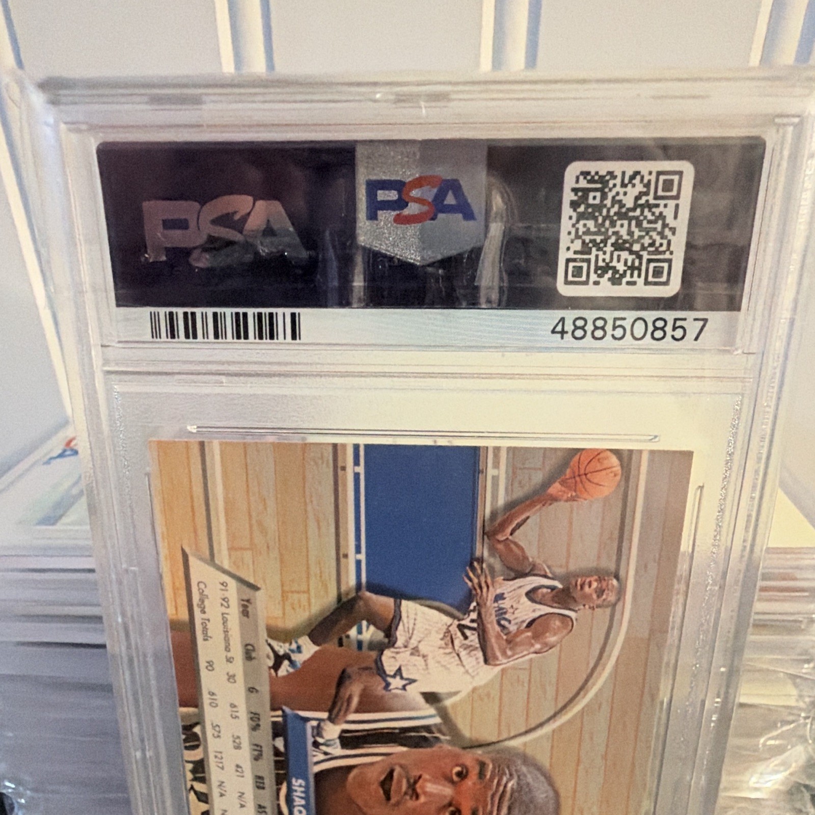 Fleer Ultra 1992-93 Shaquille O'Neal #328 (RC) Base Magic PSA 10 48850857 view 6