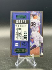 2020 Panini Contenders - Aaron Judge #54 Draft Ticket Green 109/299
