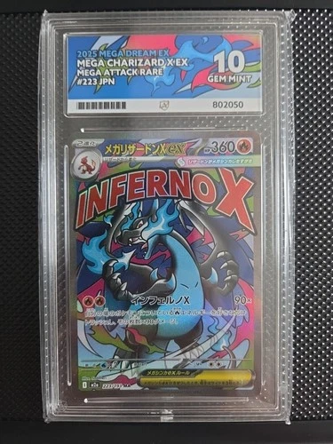 Mega Charizard X ex 223/193 Ace 10  gem mint Pokemon Mega Dream Japanese