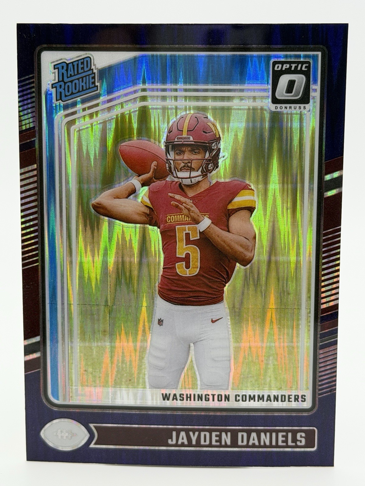 2024 Donruss Optic Purple Shock Jayden Daniels ROOKIE #248