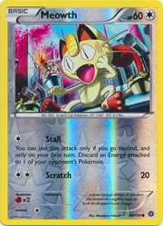 Meowth 88/114 Reverse Holo XY Steam Siege