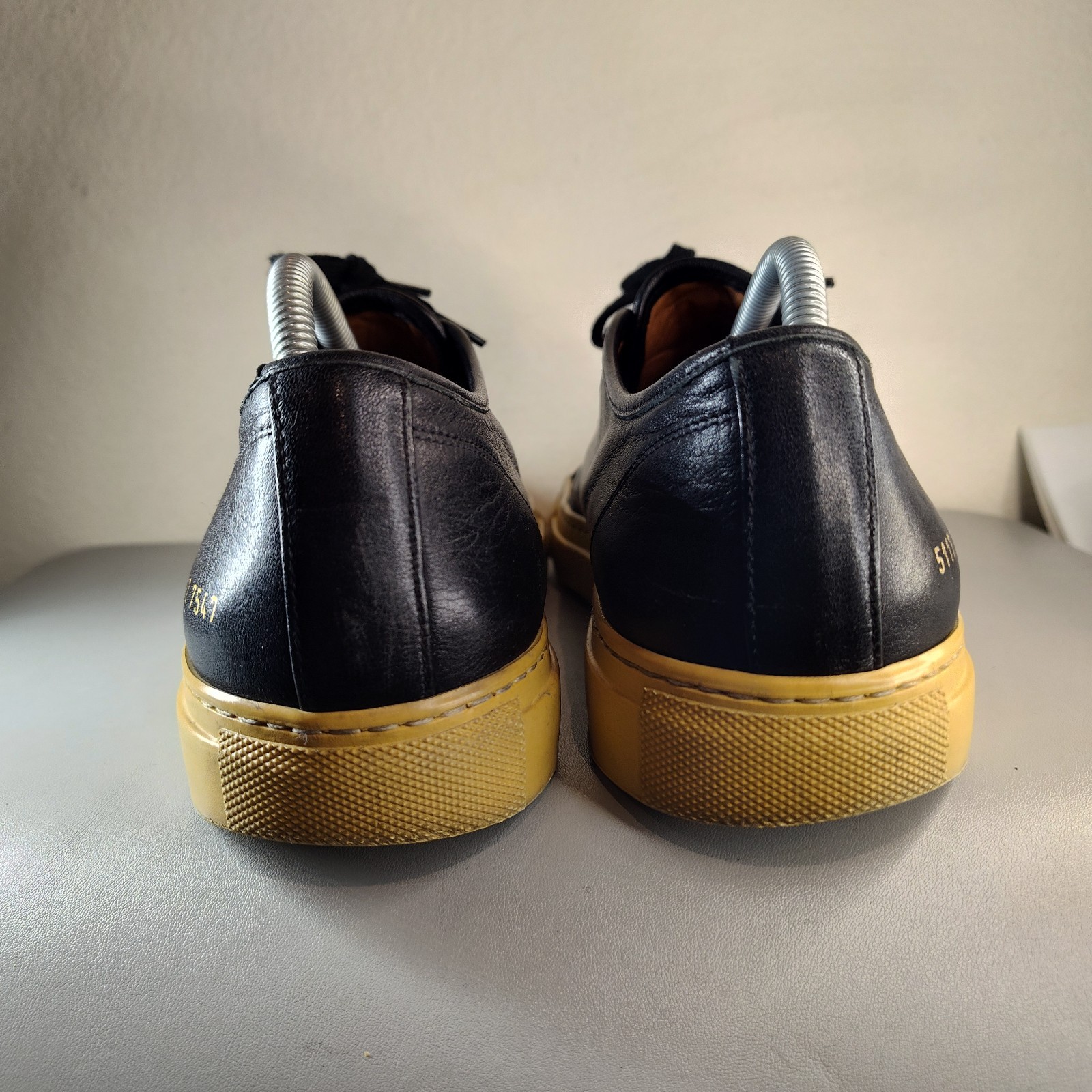 SAOLA Common Projects Sneaker bassa uomo Achille nere suola in gomma taglia EU 42 US 9