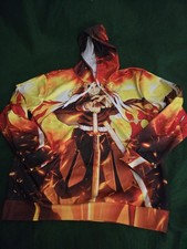 Youth SM. Hot Anime DEMON SLAYER Hooded 3D Print Fashion Hoodie Sweater Pullover