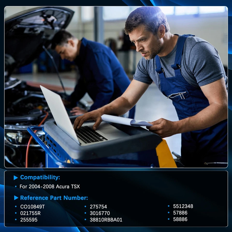 AC Air Compressor For 2004 2005 2006 2007 2008 Acura TSX CO 10849T 3016770 - Image 2 of 4