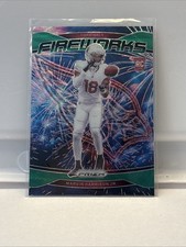 2024 Panini Prizm - Fireworks Marvin Harrison Jr. #20 Green Wave Prizm (RC)