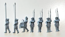 28mm American Revolution British Line Infantry  (8) plastic Perry Miniatures
