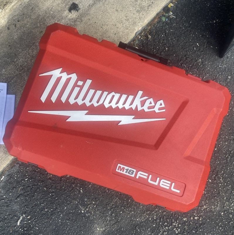 Milwaukee M18 FUEL 3697-22 Tool Box Case 2-Tool Kit Red/Black Plastic Handle