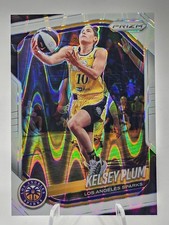 2025 Panini WNBA Prizm Kelsey Plum #59 White Seismic Prizm SP LA Sparks