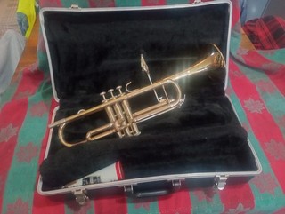 Tromba Bach TR300 Bb con custodia rigida Selmer boccaglio e muto