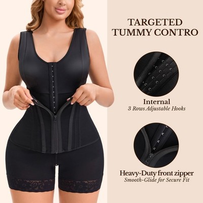 Fajas Colombianas Moldeadoras Overbust Shapewear For Women Tummy Control Full Bo
