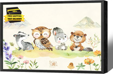 Woodland Animals Woodland Nursery Decor Woodland Baby Shower Decorations Posters